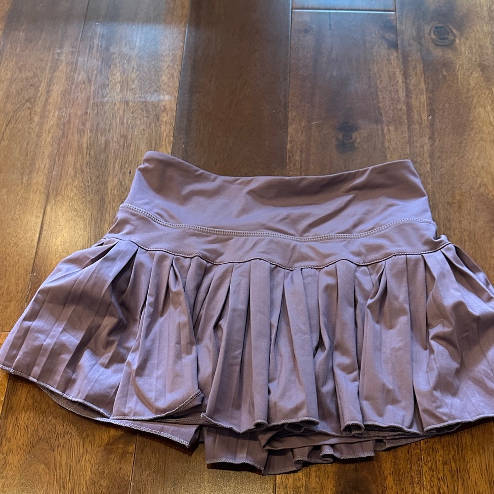 Elegant Purple Skater Skirt
